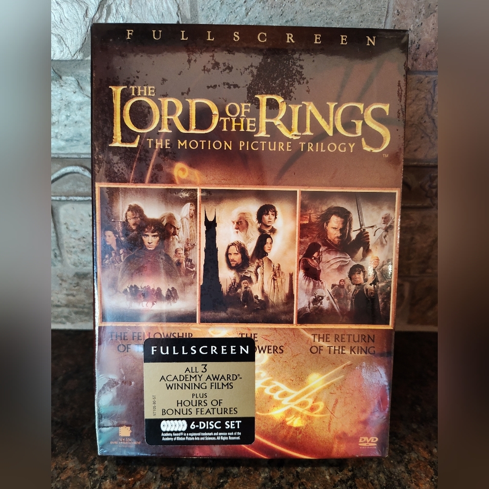 NWT The Lord of the Rings Trilogy DVD Boxed Set